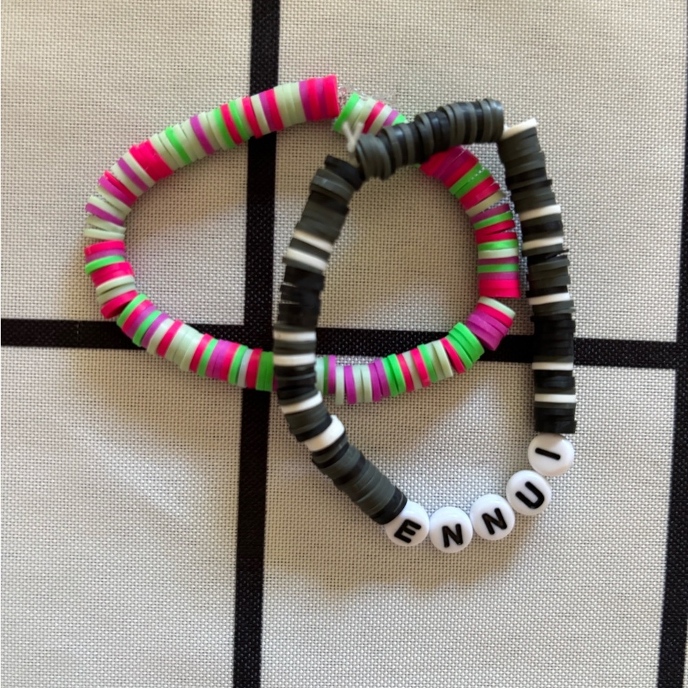 Colorful Beaded Ennui Bracelets